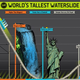 Las dimensiones del tobogán más alto del mundo en perspectiva